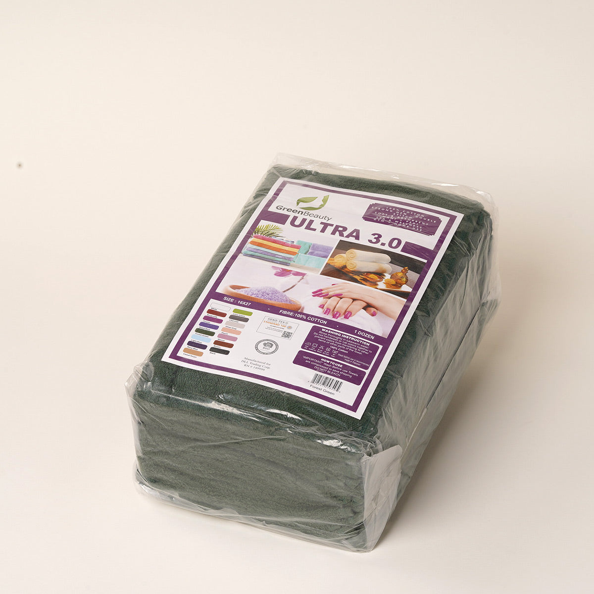 Khăn Tay Cotton GreenBeauty Ultra 3.0 16 x 27 in (1 Chục)
