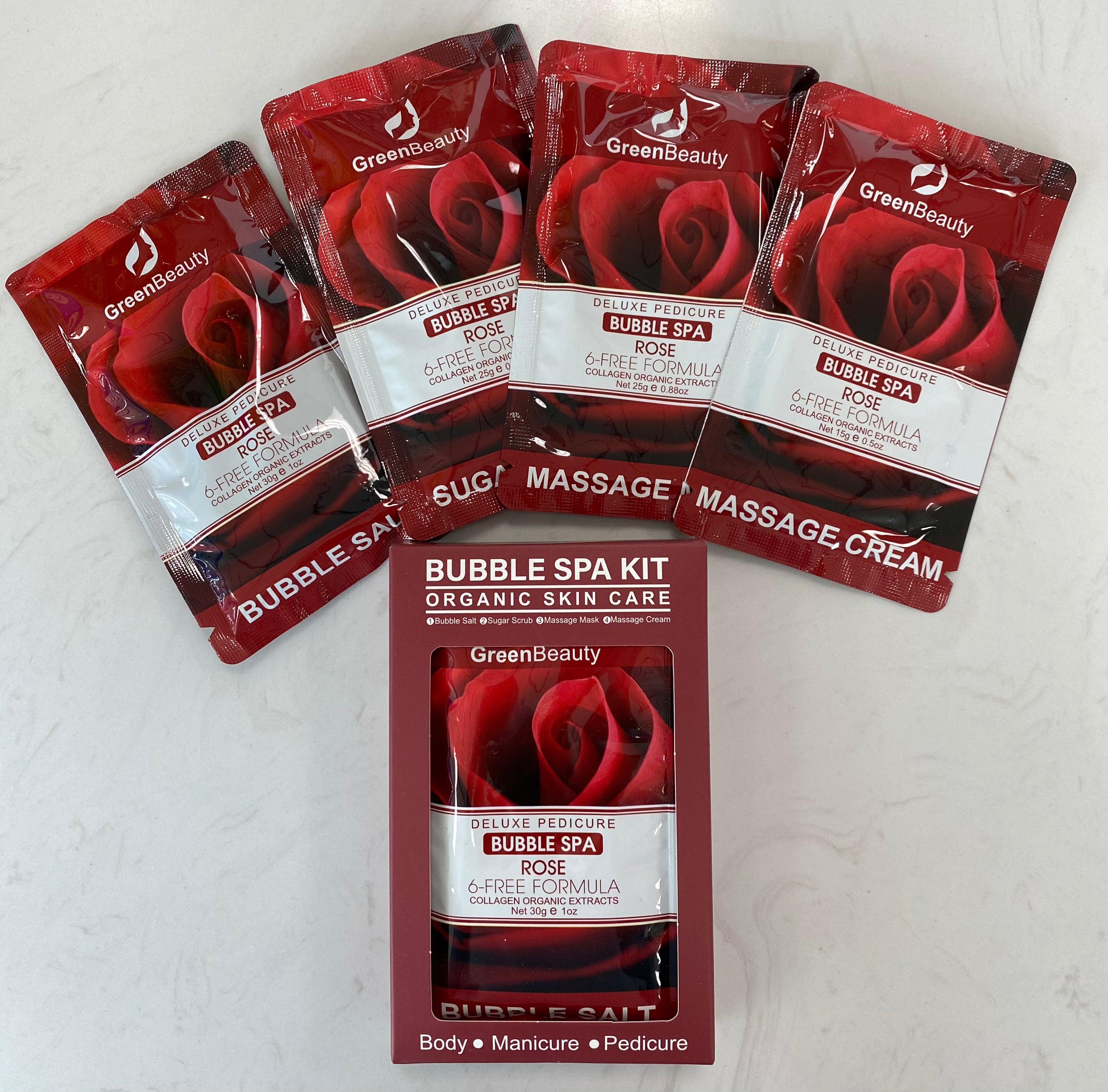 GreenBeauty Spa Bubble 4 Trong 1 - Hoa Hồng