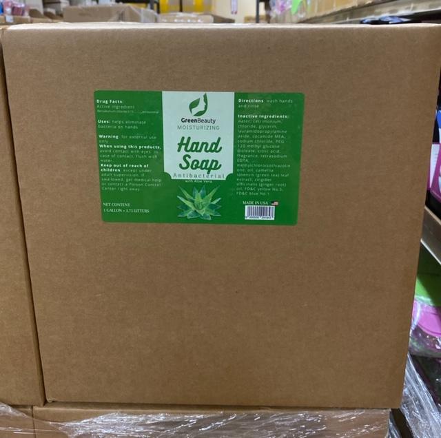 Xà phòng rửa tay GreenBeauty Aloe Vera dịu nhẹ