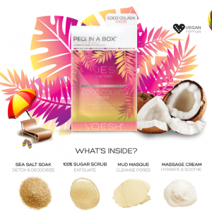 VOESH Deluxe Pedicure 4 Step - Coco Colada Oasis - Bộ