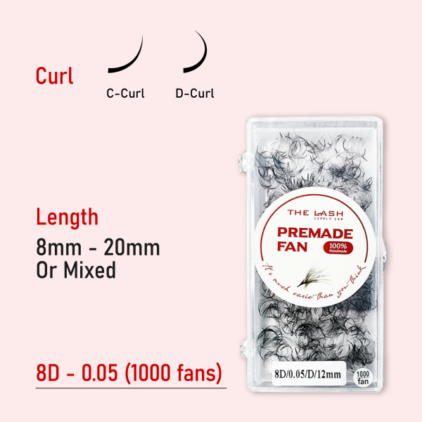 8D 0.05 (1000 quạt - Số lượng lớn) - C - 20mm