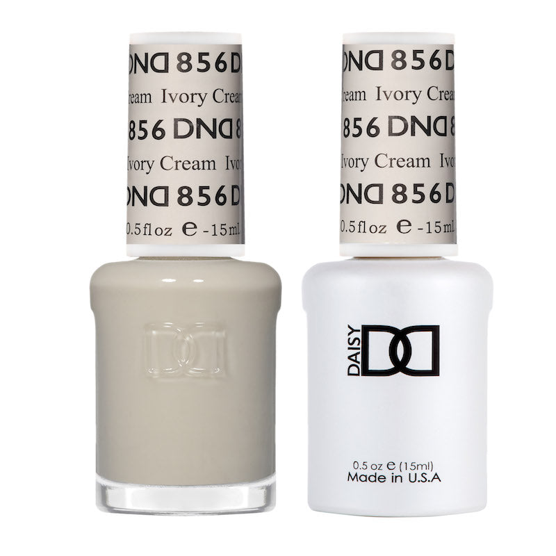 DND - Gel & Lacquer # 856 Ivory Cream