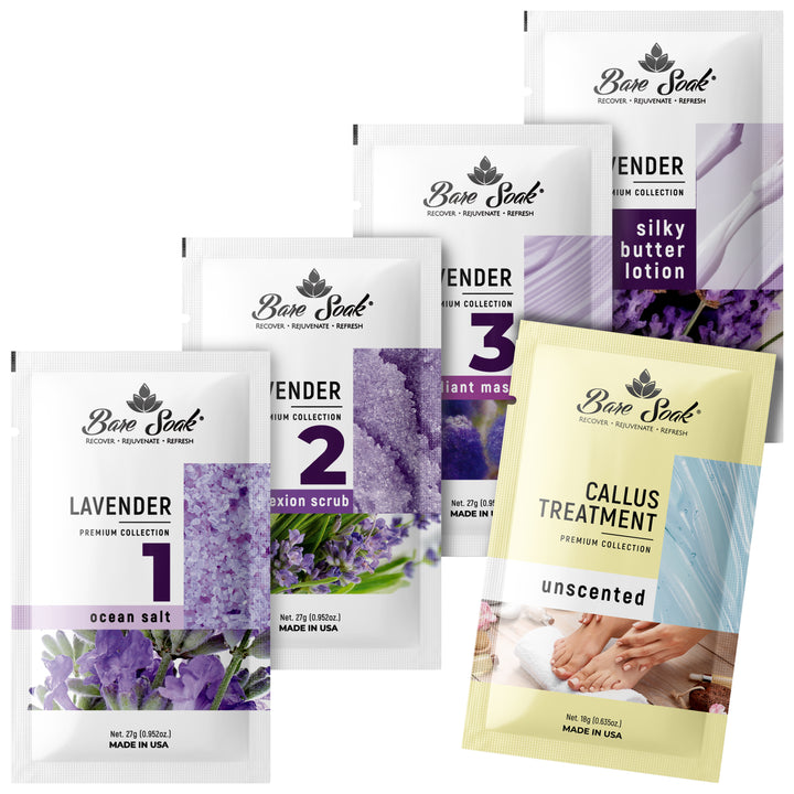 NuRevolution Deluxe 5 Steps Pedicure - Lavender