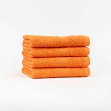 Khăn tắm 100% cotton Extreme+ - Màu cam 16x29 - Gói 12 chiếc (3 pound)