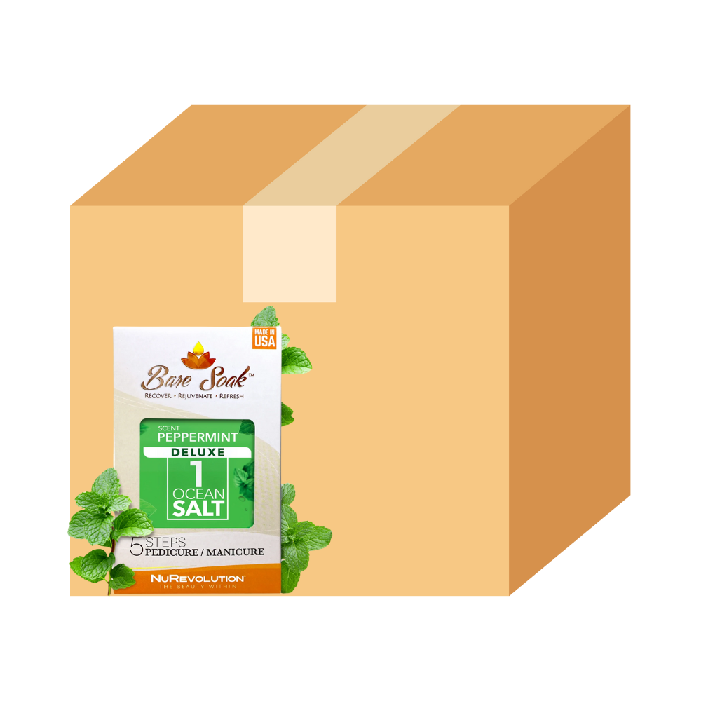 NuRevolution Deluxe 5 Steps Pedicure - Bạc hà