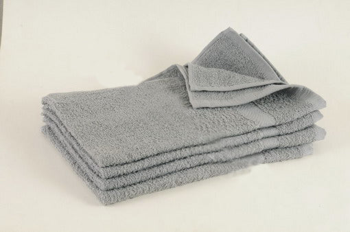 Khăn tắm cotton 100% Extreme+ - Xám bạc 16x29 - Gói 12 chiếc (3 pound)