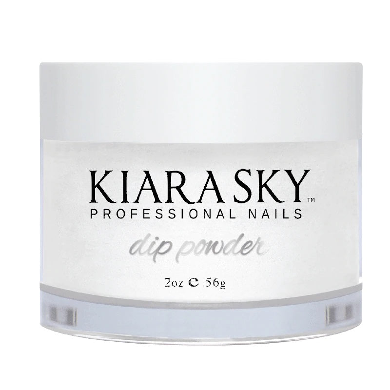 Kiara Sky Dipping Powder Pink &amp; White 02 Oz - Trắng Tinh Khiết