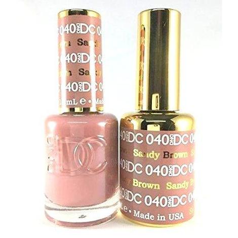 DND DC Duo - Gel #040 Sandy Brown 