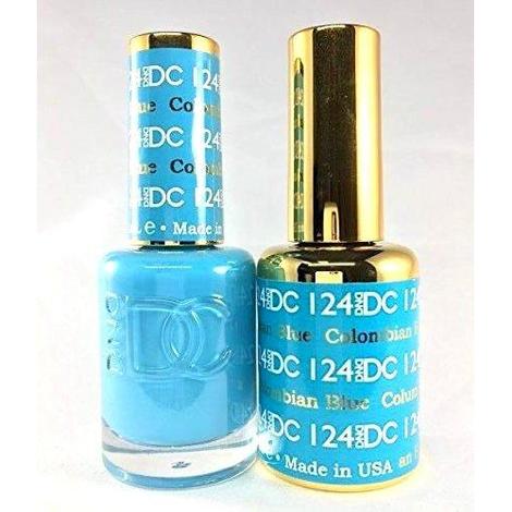 DND DC Duo - Gel #124 Columbian Blue