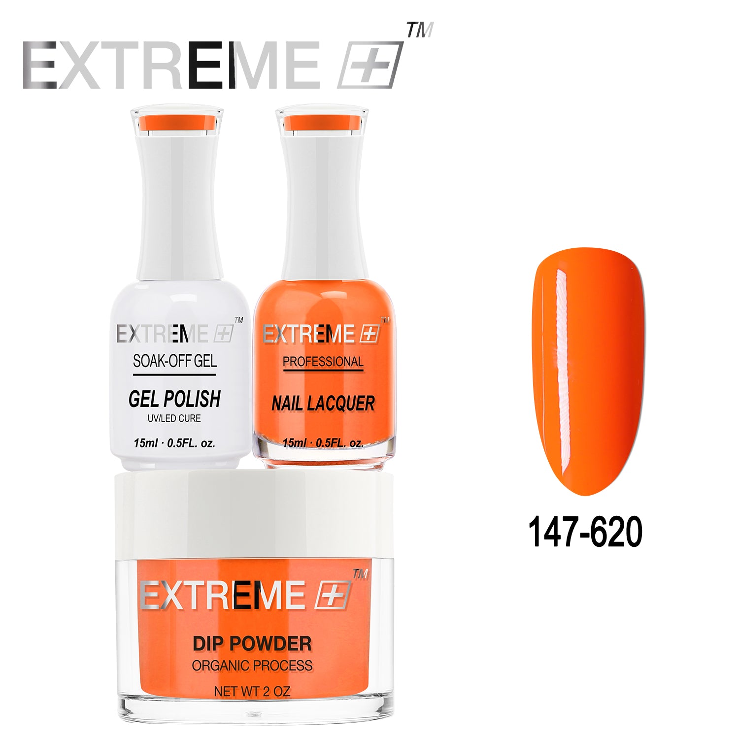 Bộ combo 3 trong 1 tất cả của EXTREME+ - Bột nhúng, sơn gel và sơn móng tay #147