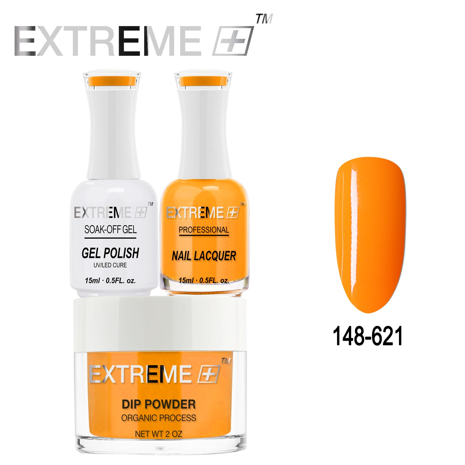 Bộ combo 3 trong 1 tất cả của EXTREME+ - Bột nhúng, sơn gel và sơn móng tay #148