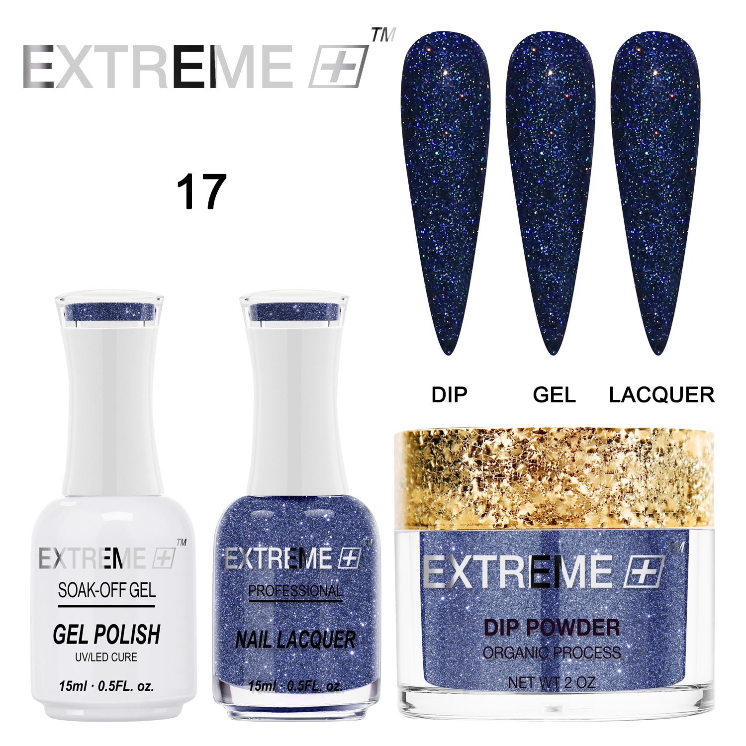 Bộ combo EXTREME+ 3 trong 1 - Holo Chrome - #017