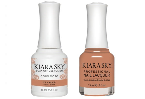 Kiara Sky All-In-One GEL + MATCHING LACQUER (DUO) - 5018 IT?SA MOOD