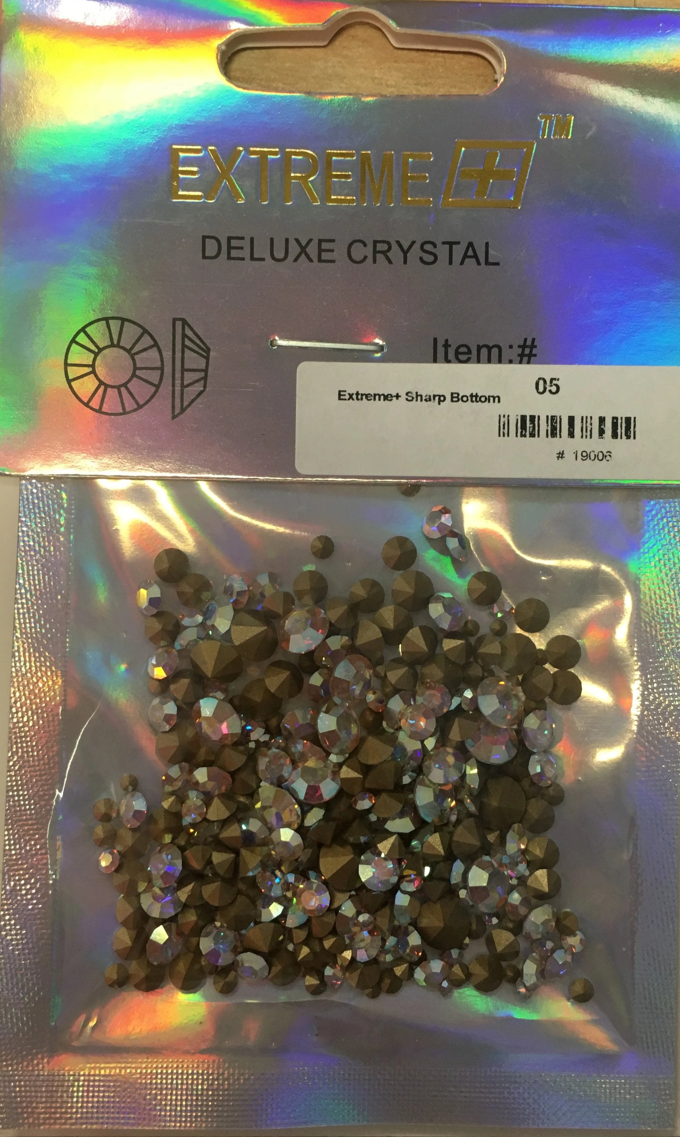 EXTREME+ Đáy nhọn Deluxe Crystal # 05 AB