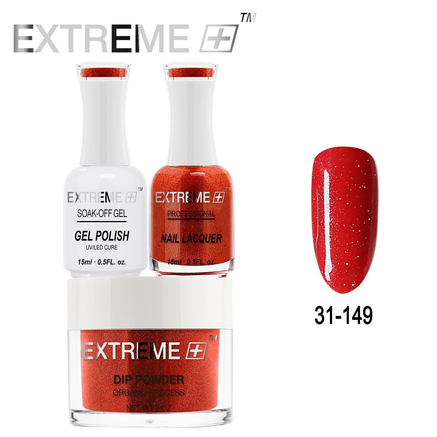 Bộ Combo 3 trong 1 EXTREME+ All-in-One - Bột Nhúng, Sơn Gel và Sơn Móng #031