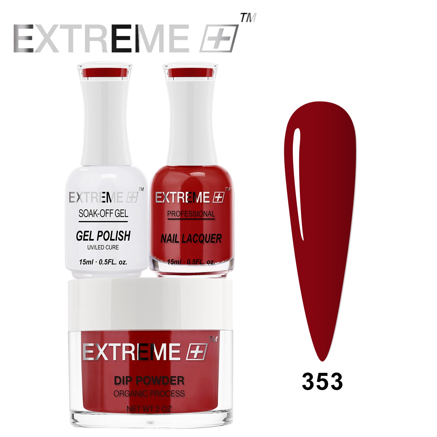 Bộ Combo EXTREME+ 3 trong 1 - Gel, Sơn mài &amp; Nhúng - #353