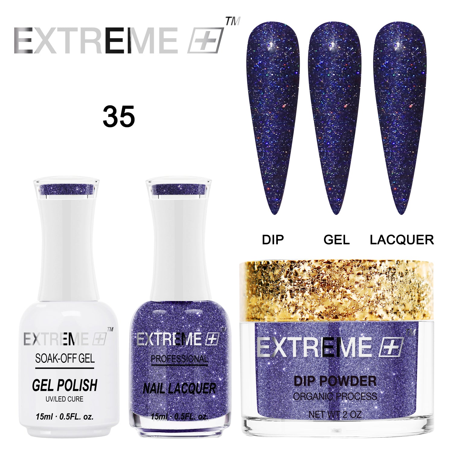 Bộ combo EXTREME+ 3 trong 1 - Holo Chrome - #035