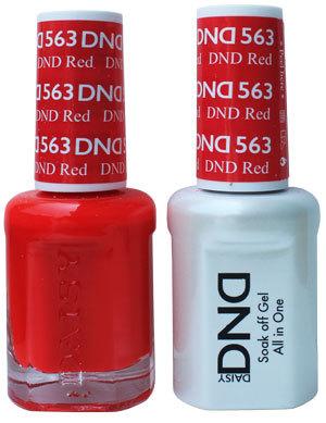 DND - Gel &amp; Lacquer #563 Red