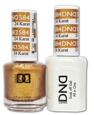 DND - Gel &amp; Sơn Mài # 584 24 Karat