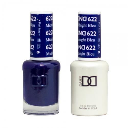 DND - Gel &amp; Lacquer #622 Midnight Blue