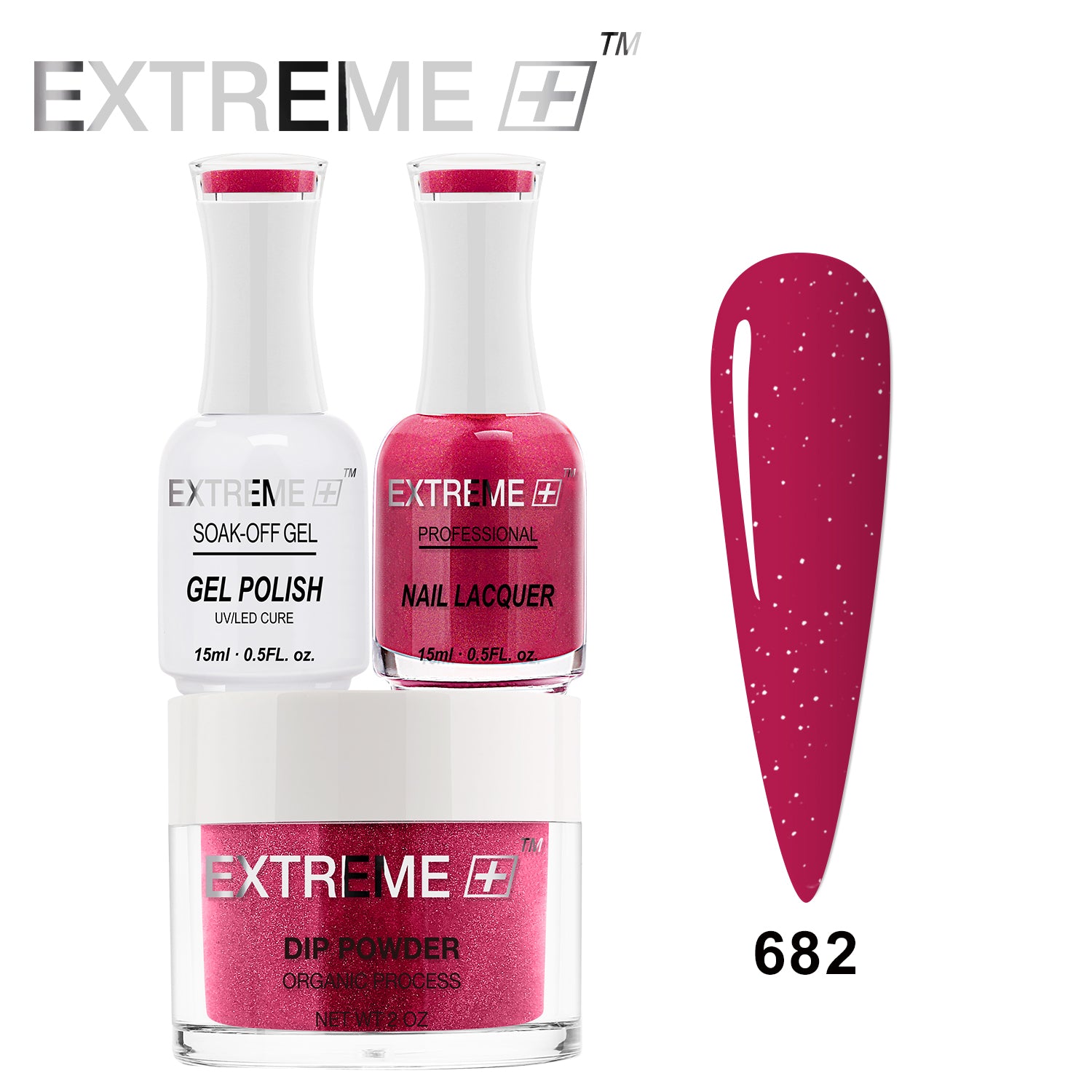 Bộ Combo EXTREME+ 3 trong 1 - Gel, Sơn mài &amp; Nhúng - #682