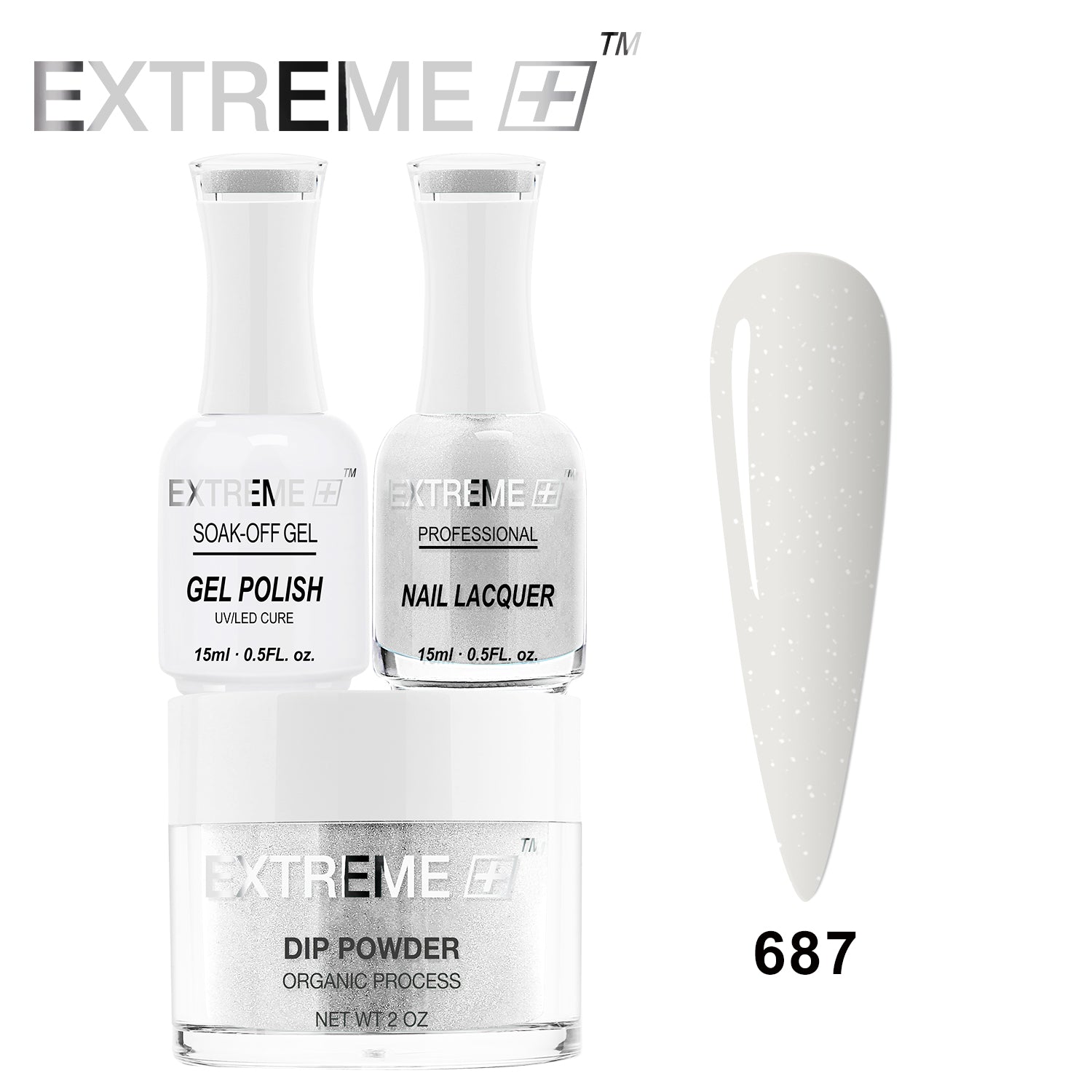 Bộ Combo EXTREME+ 3 trong 1 - Gel, Sơn mài &amp; Nhúng - #687