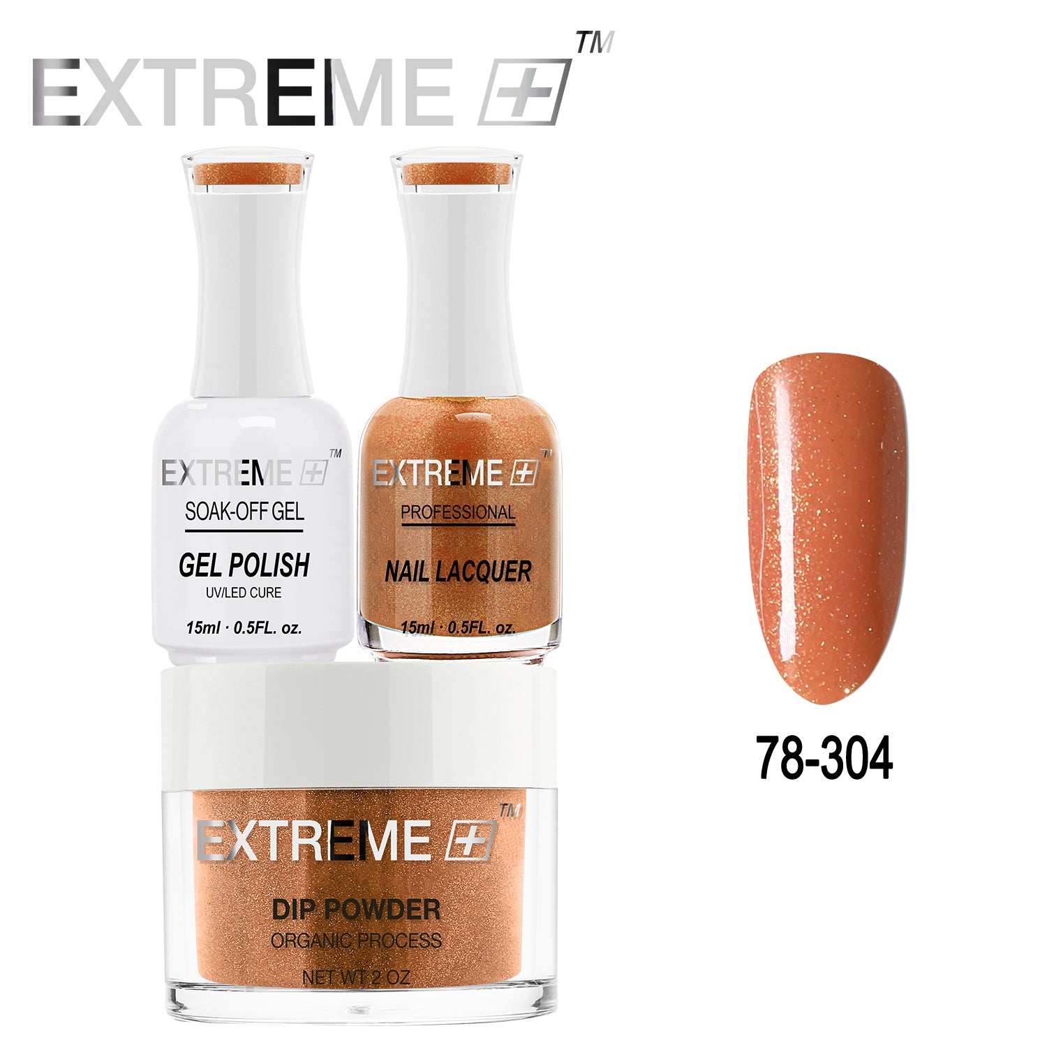 Bộ Combo 3 trong 1 EXTREME+ All-in-One - Bột Nhúng, Sơn Gel và Sơn Móng #078