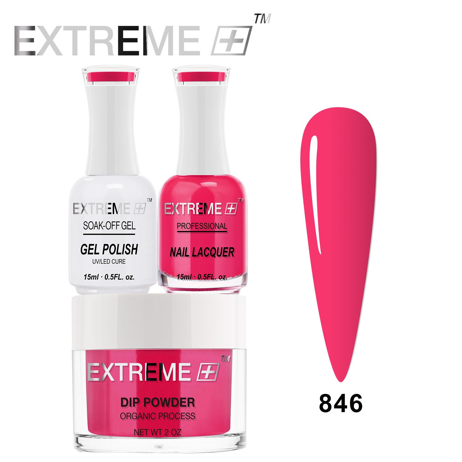 Bộ Combo EXTREME+ 3 trong 1 - Gel, Sơn mài &amp; Nhúng - #846