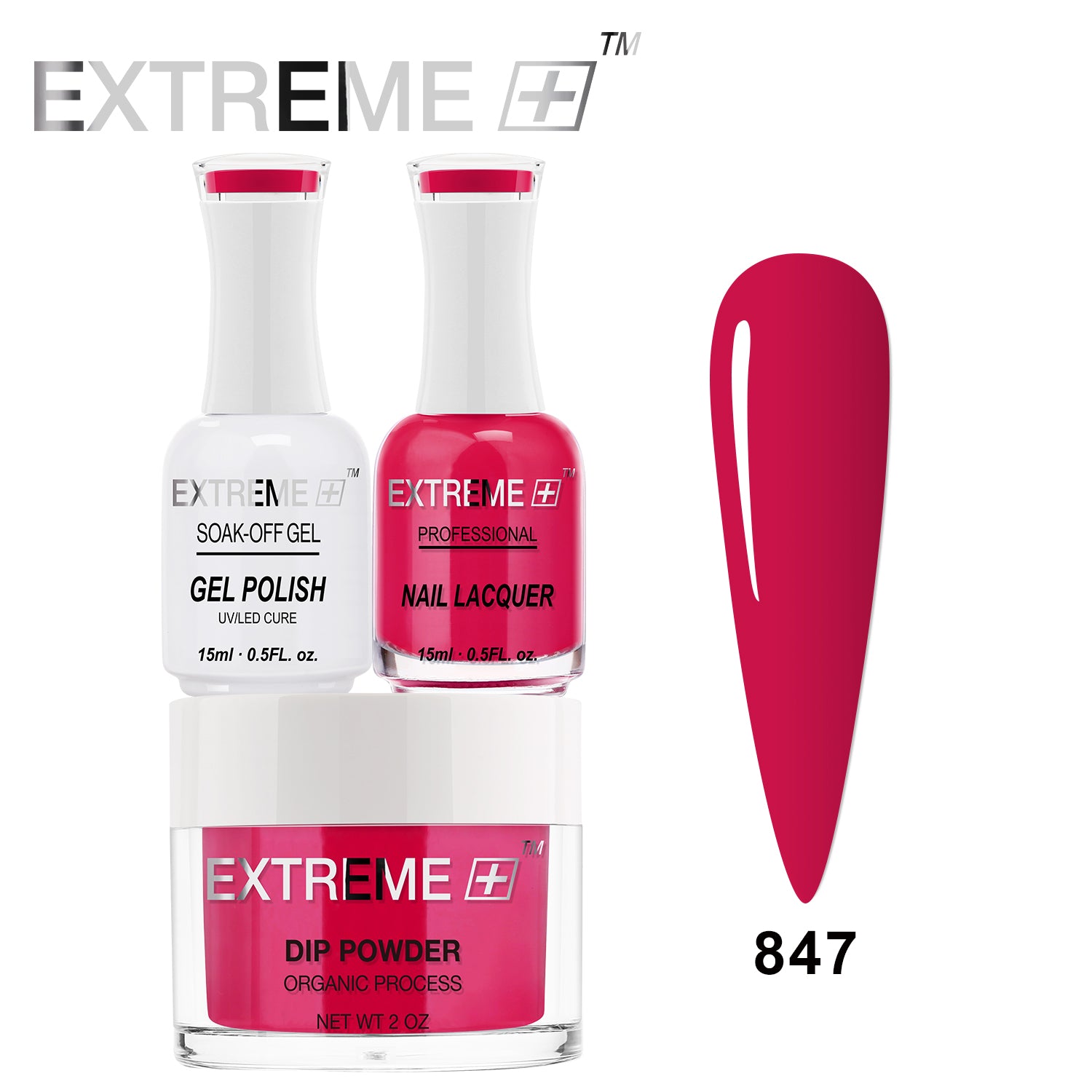 Bộ Combo EXTREME+ 3 trong 1 - Gel, Sơn mài &amp; Nhúng - #847