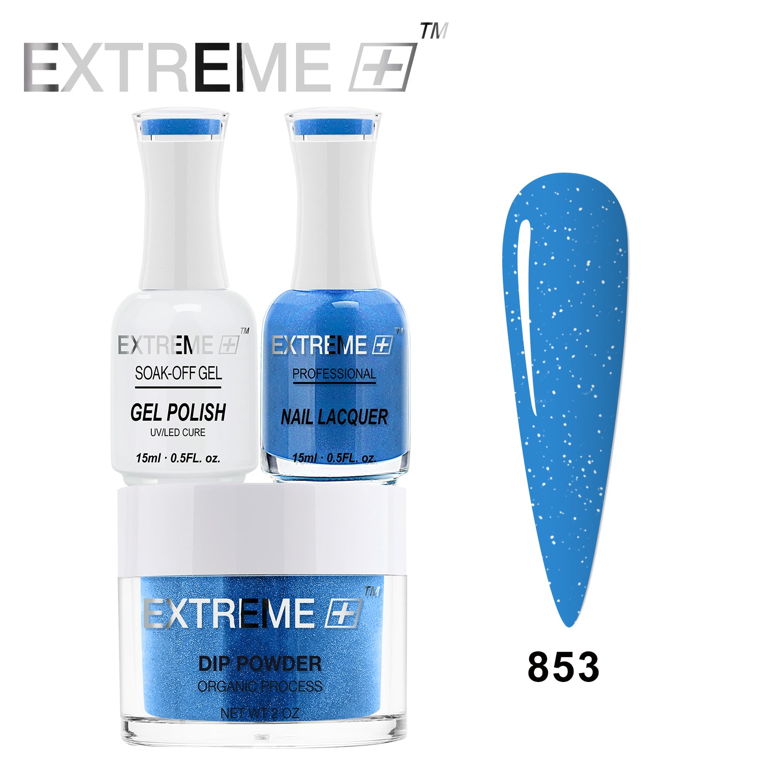 Bộ Combo EXTREME+ 3 trong 1 - Gel, Sơn mài &amp; Nhúng - #853