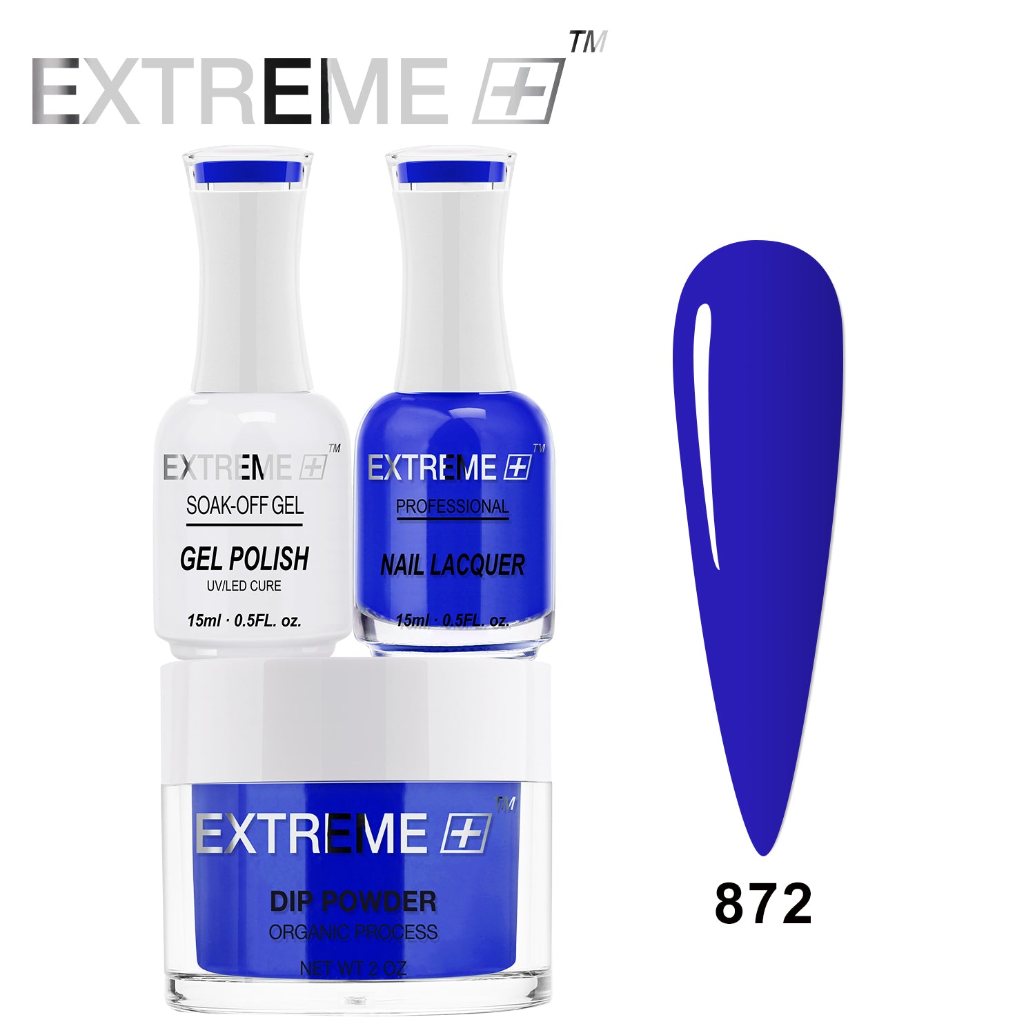 Bộ Combo EXTREME+ 3 trong 1 - Gel, Sơn mài &amp; Nhúng - #872