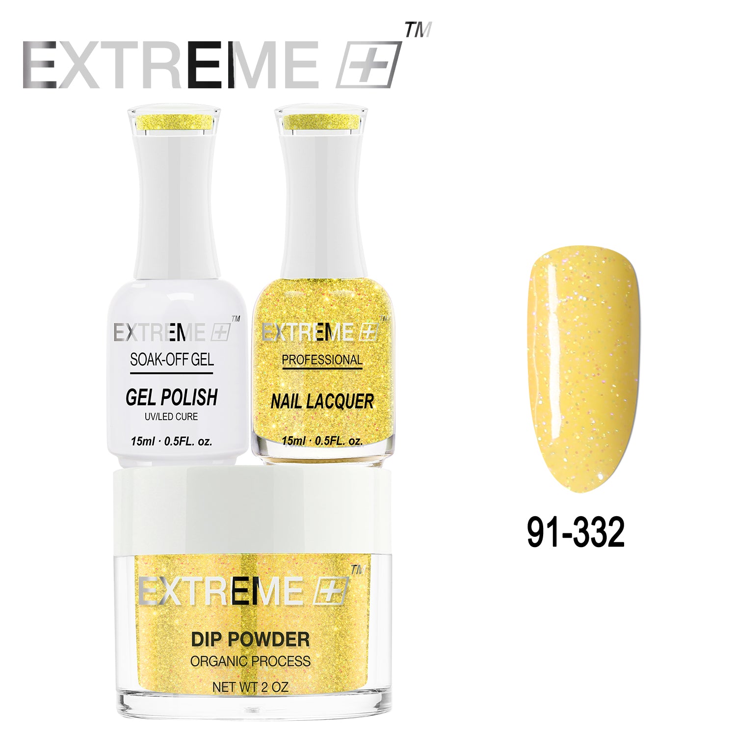 Bộ Combo 3 trong 1 EXTREME+ All-in-One - Bột Nhúng, Sơn Gel và Sơn Móng #091