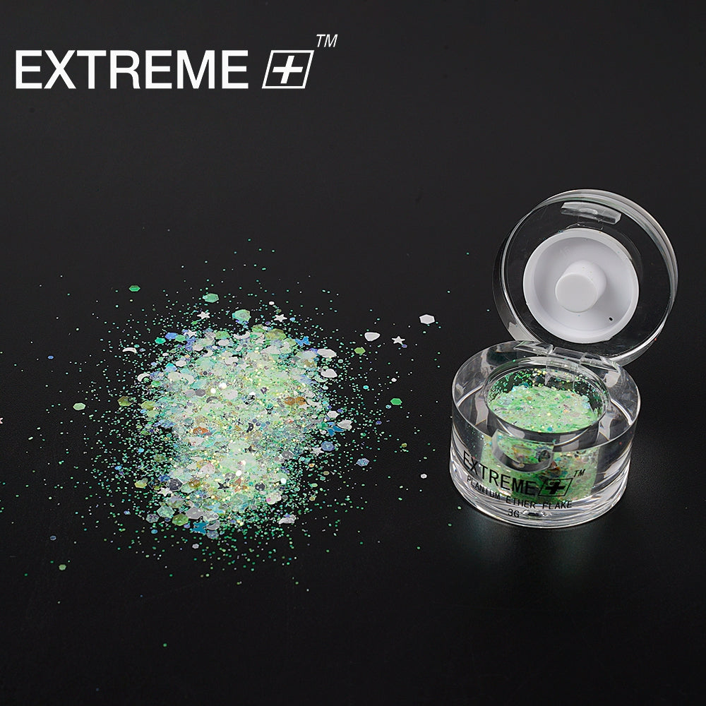 EXTREME+ Glow In Dark Fluorescence Style Nail Set Set / 6 màu