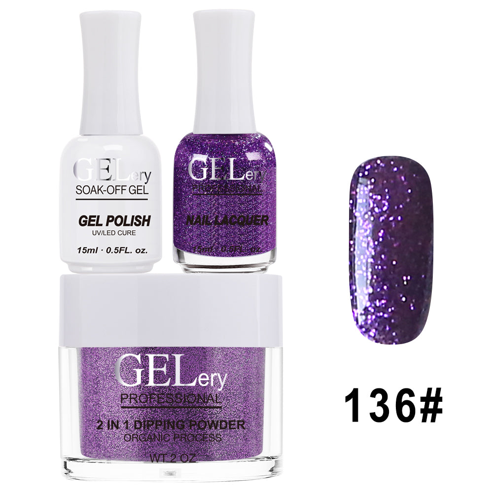 Bộ ba GELery 3 trong 1 - Gel, Sơn mài &amp; Nhúng - #136