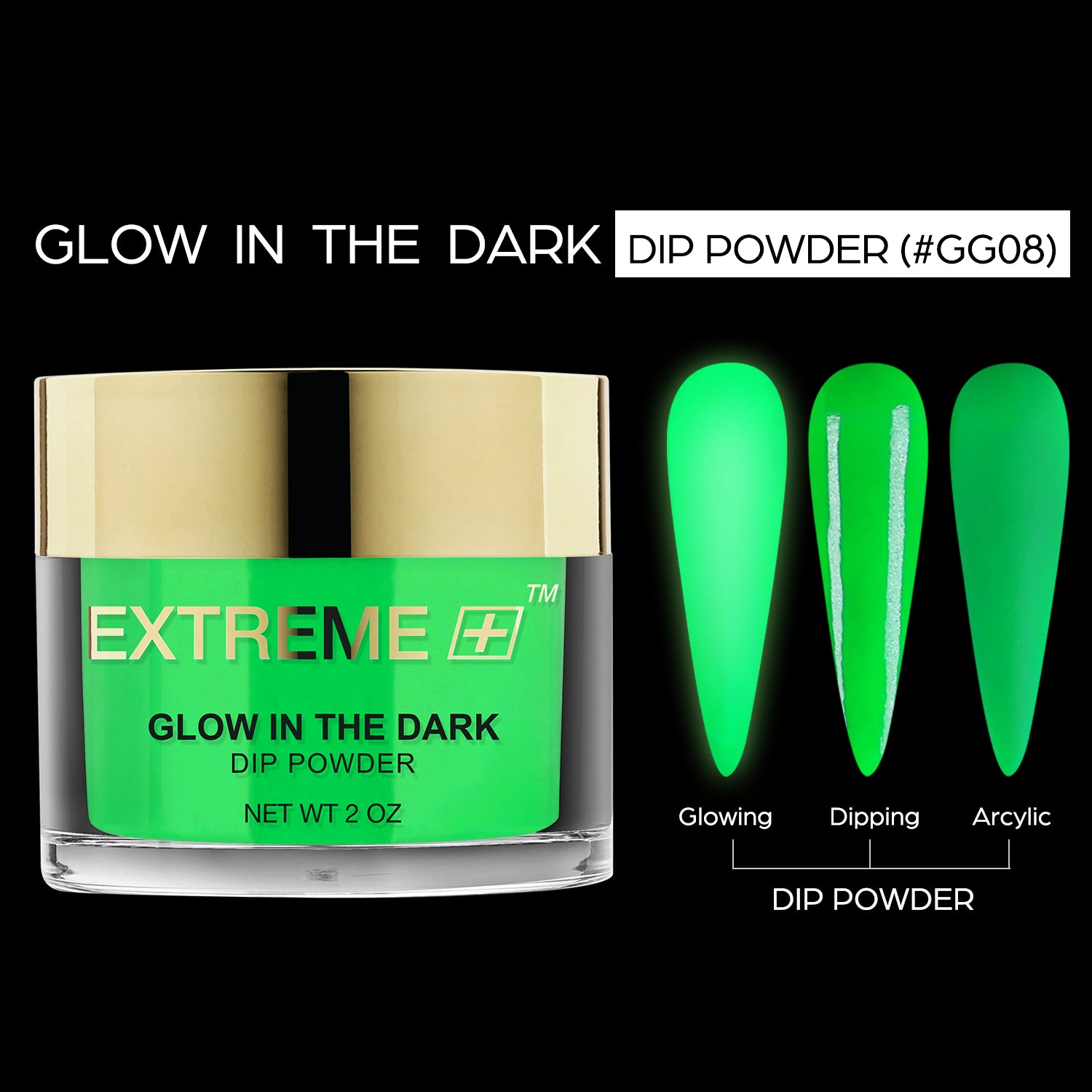 Phấn phủ phát sáng trong bóng tối EXTREME+ SUPER 2 oz - #008