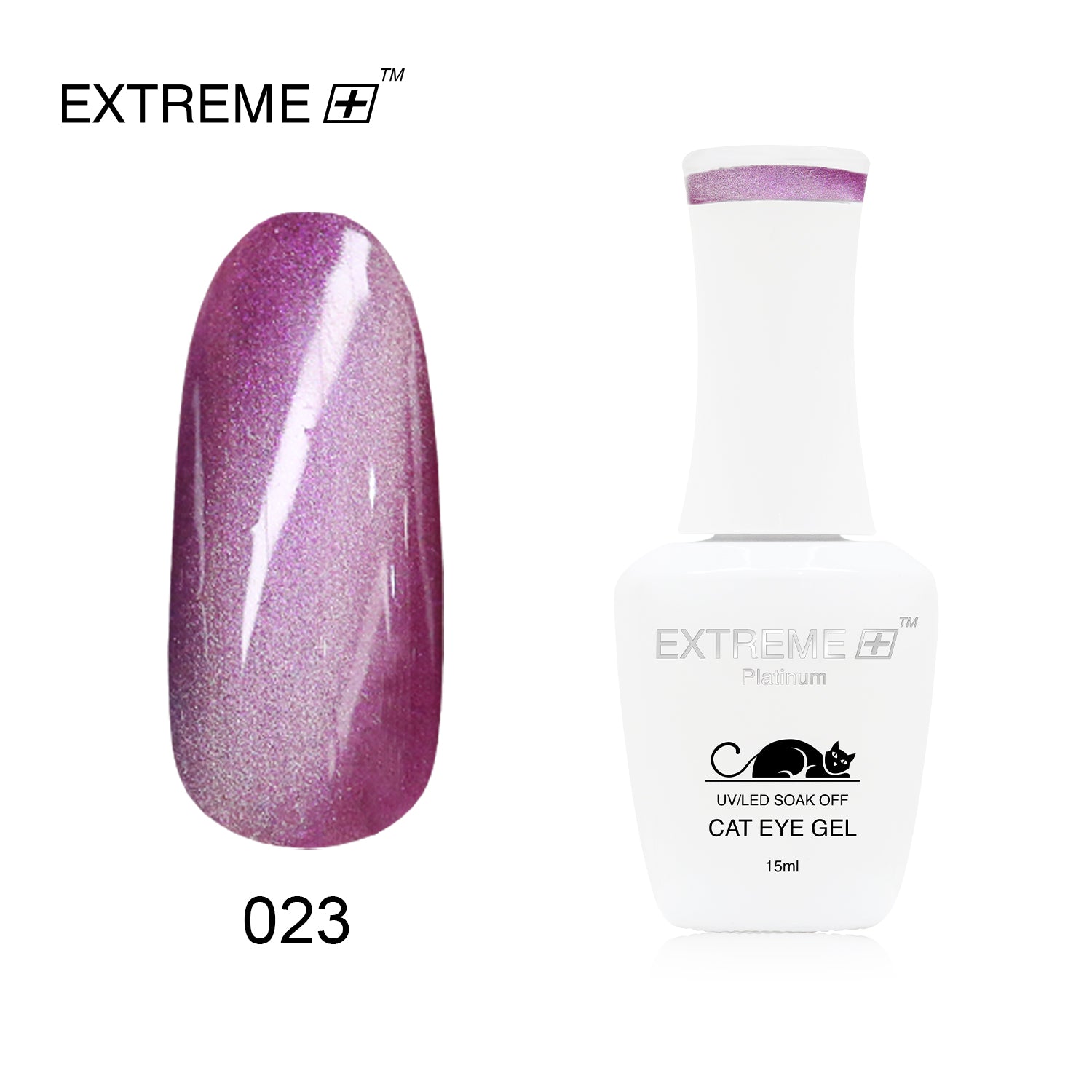 EXTREME+ Platinum CAT EYE Gel #023