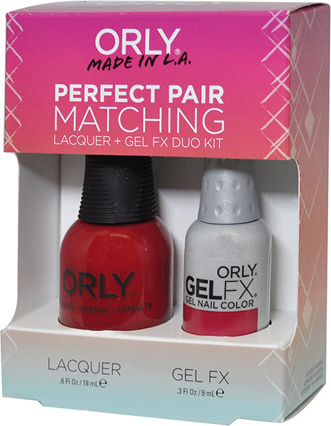 Orly Gel Matching Set #31105 - Monroe's Red