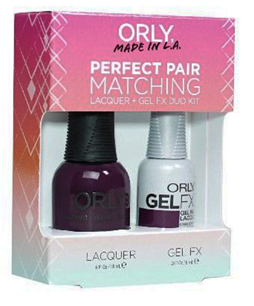 Orly Gel Matching Set #31128 - Plum Noir