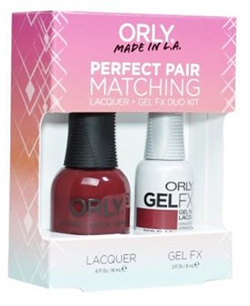 Orly Gel Matching Set #31145 - Red Flare