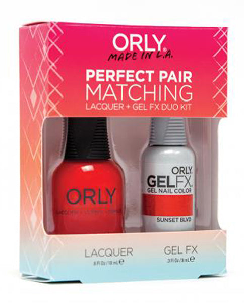 Orly Gel Matching Set #31195 - Sunset Blvd