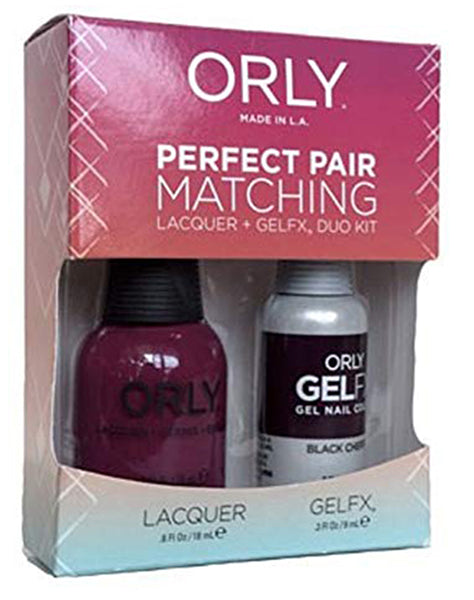Orly Gel Matching Set #31202 - Black Cherry