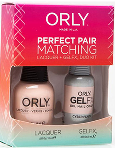 Orly Gel Matching Set #31225 - Cyber ​​Peach
