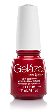 China Glaze Gelaze - 81635 Ngọc trai đỏ