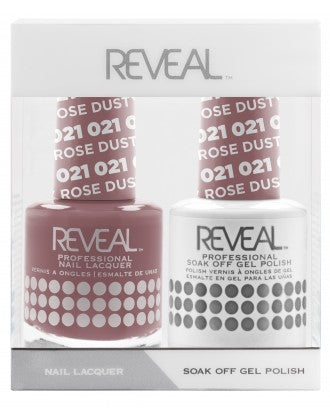 Bộ đôi sơn bóng và gel Reveal - 021 Dusty Rose