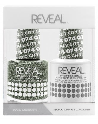 Bộ đôi sơn bóng Reveal - 074 Emerald City