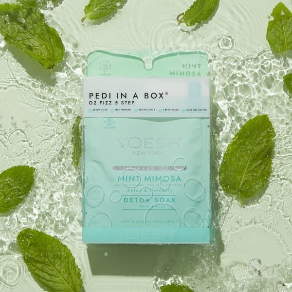 VOESH Pedi in a Box O2 Fizz 5 Bước - Mint Mimosa 