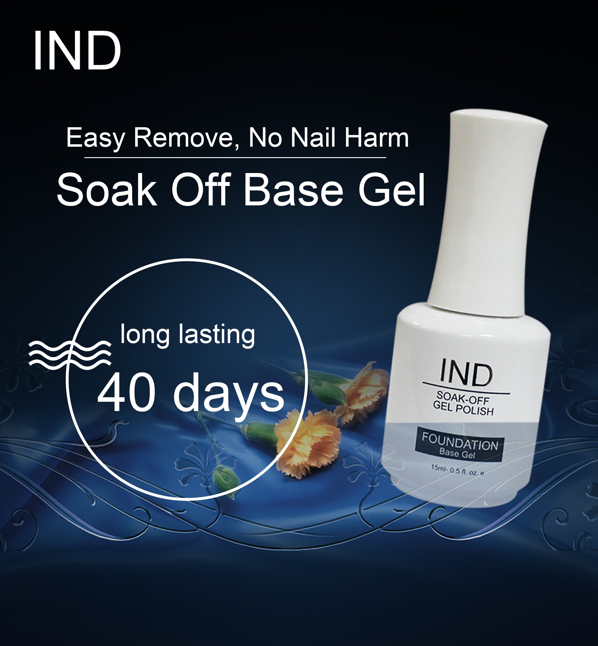 Gel nền IND 8 oz ( Khuyến mại đặc biệt : Mua 1 Gel nền IND 8 oz tặng 4 Gel nền ND 0,5 oz)