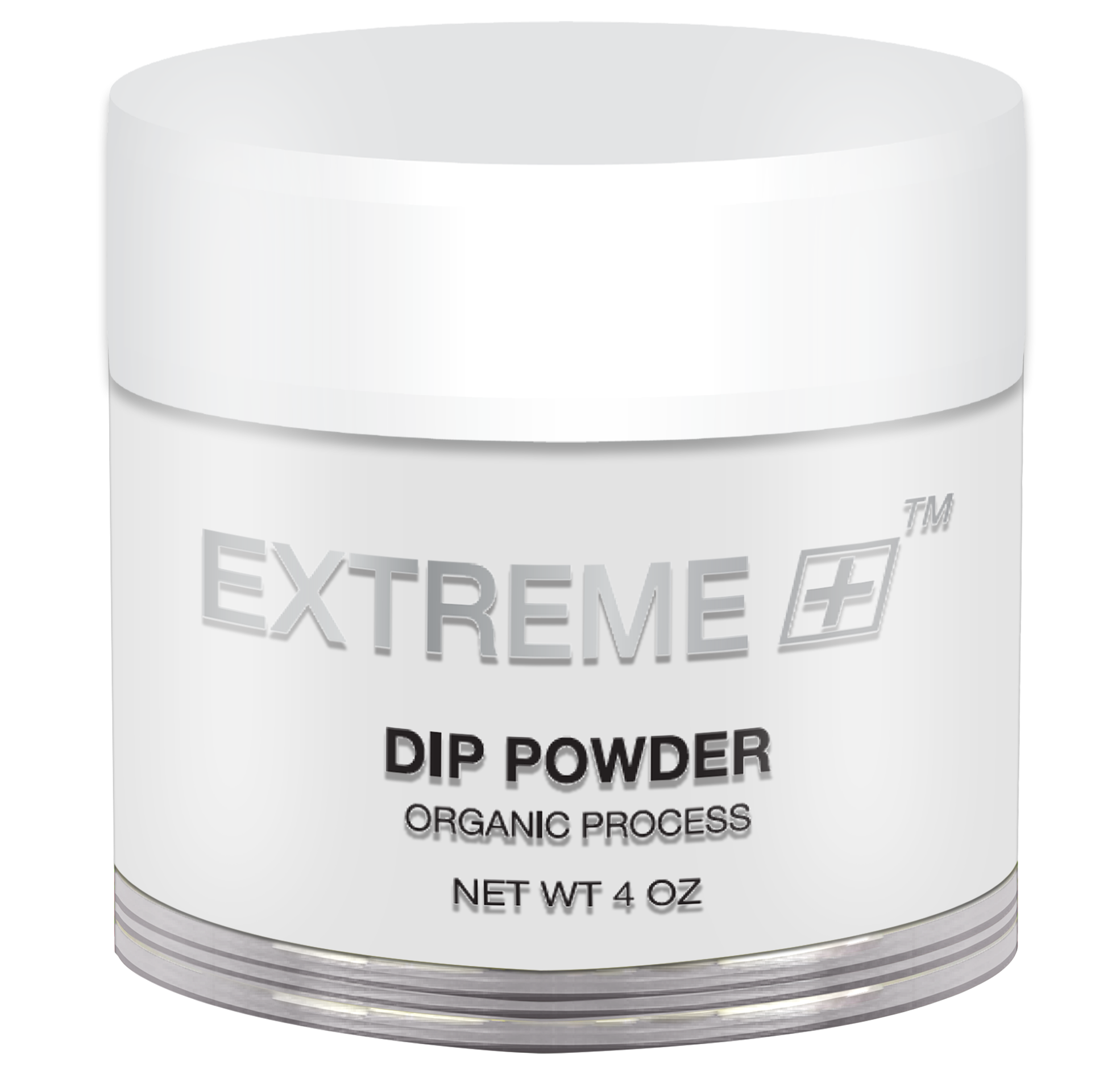 Bột nhúng EXTREME+ Hữu cơ - Hồng &amp; Trắng: Trong suốt 4 oz