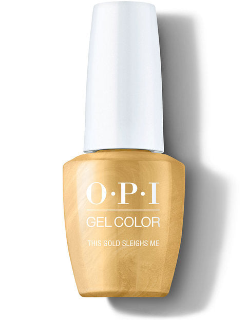 OPI Gel Color HOLIDAY 2020 SHINE BRIGHT - HP M05 This Gold Sleighs Me