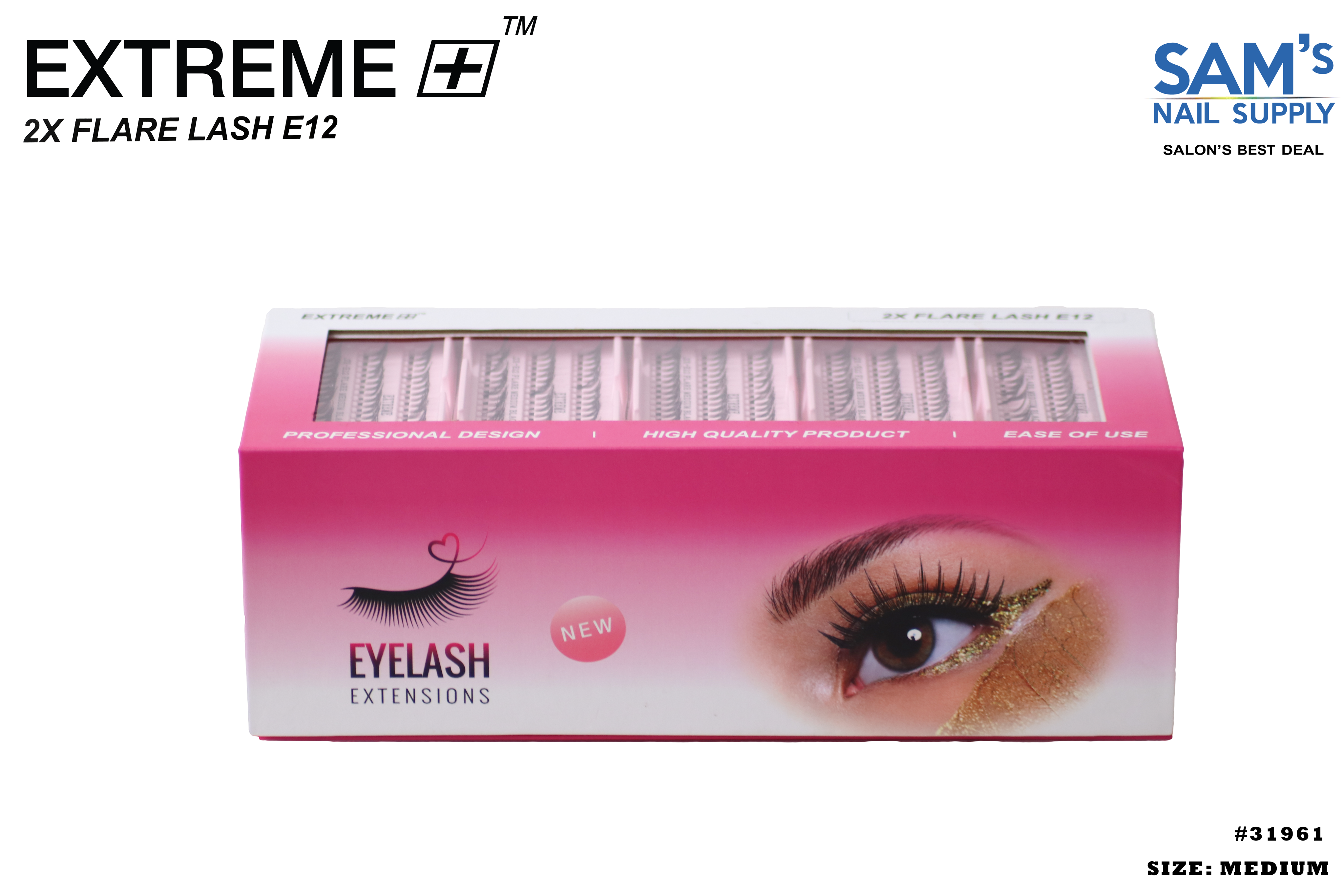 Extreme 2X Flare Lash E12 Medium - Hộp 